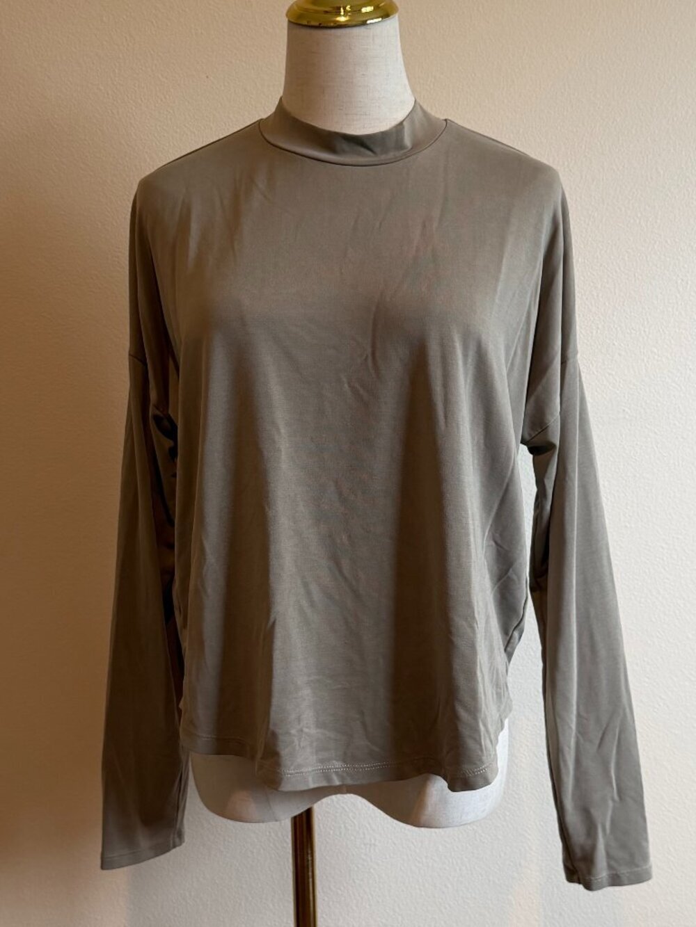 Madewell Green Dolman Sleeve Long Sleeve Tee - Size M Sage Green - Picture 2 of 9